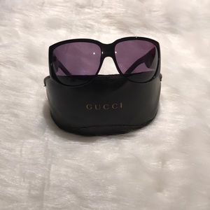 Gucci Wraparound Sunnies w/Rhinestones